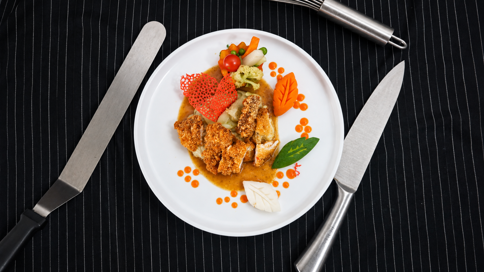 Mengembangkan plating hidangan